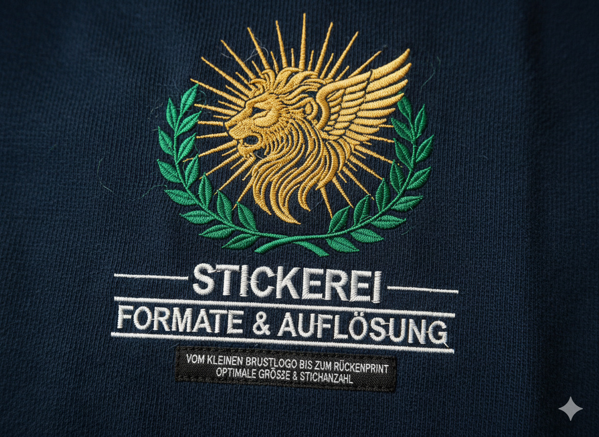 Stickerei Detailaufnahme